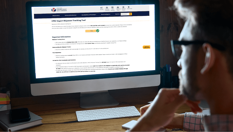Check Shipment Status with CPSC Import Tracking Tool