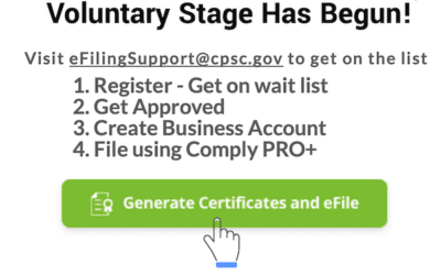 Get on the CPSC Voluntary eFiling List