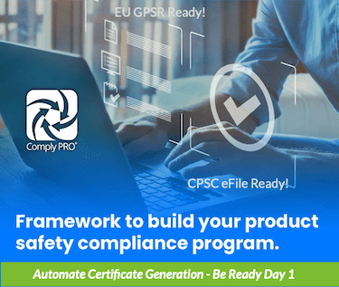 CPSC approves eFiling, Start early with Comply PRO+